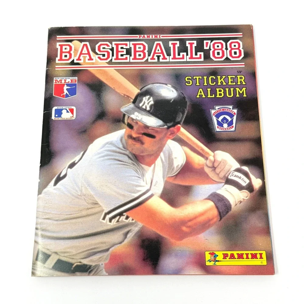 Topps Panini‎ Baseball Sticker Books Lot 1984 1988 MLB Albums Incomplete